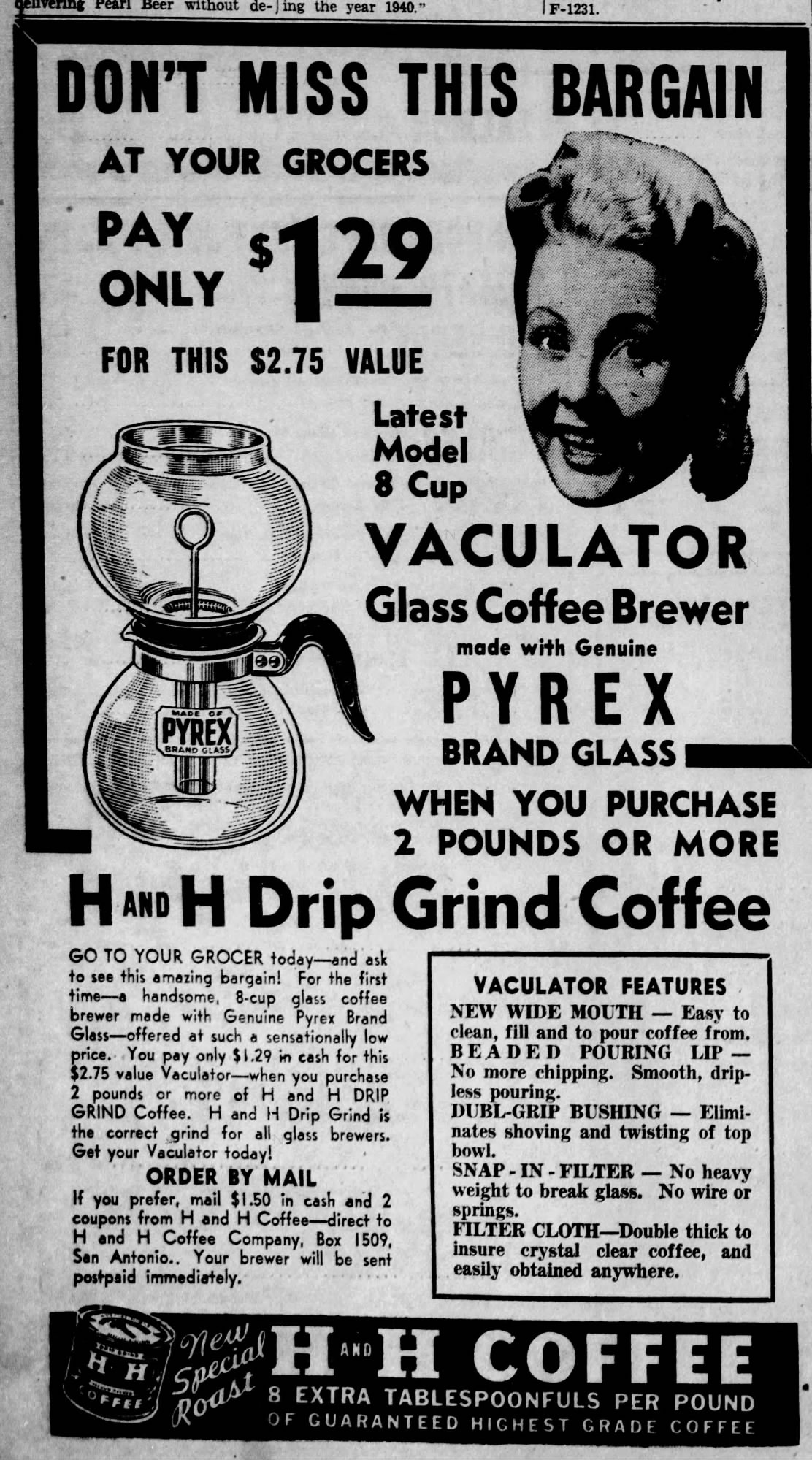 Don't Miss This Bargain — San Antonio Light, 23 May 1941 Don't Miss This Bargain — San Antonio Light, 23 May 1941