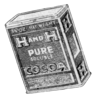 H and H Cocoa — San Antonio Light, 26 Aug 1923 H and H Cocoa from the 26 Aug 1923 products display