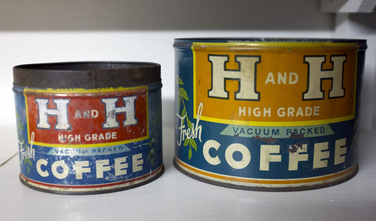 H and H High Grade Three Pound Tin H and H High Grade Three Pound Tin