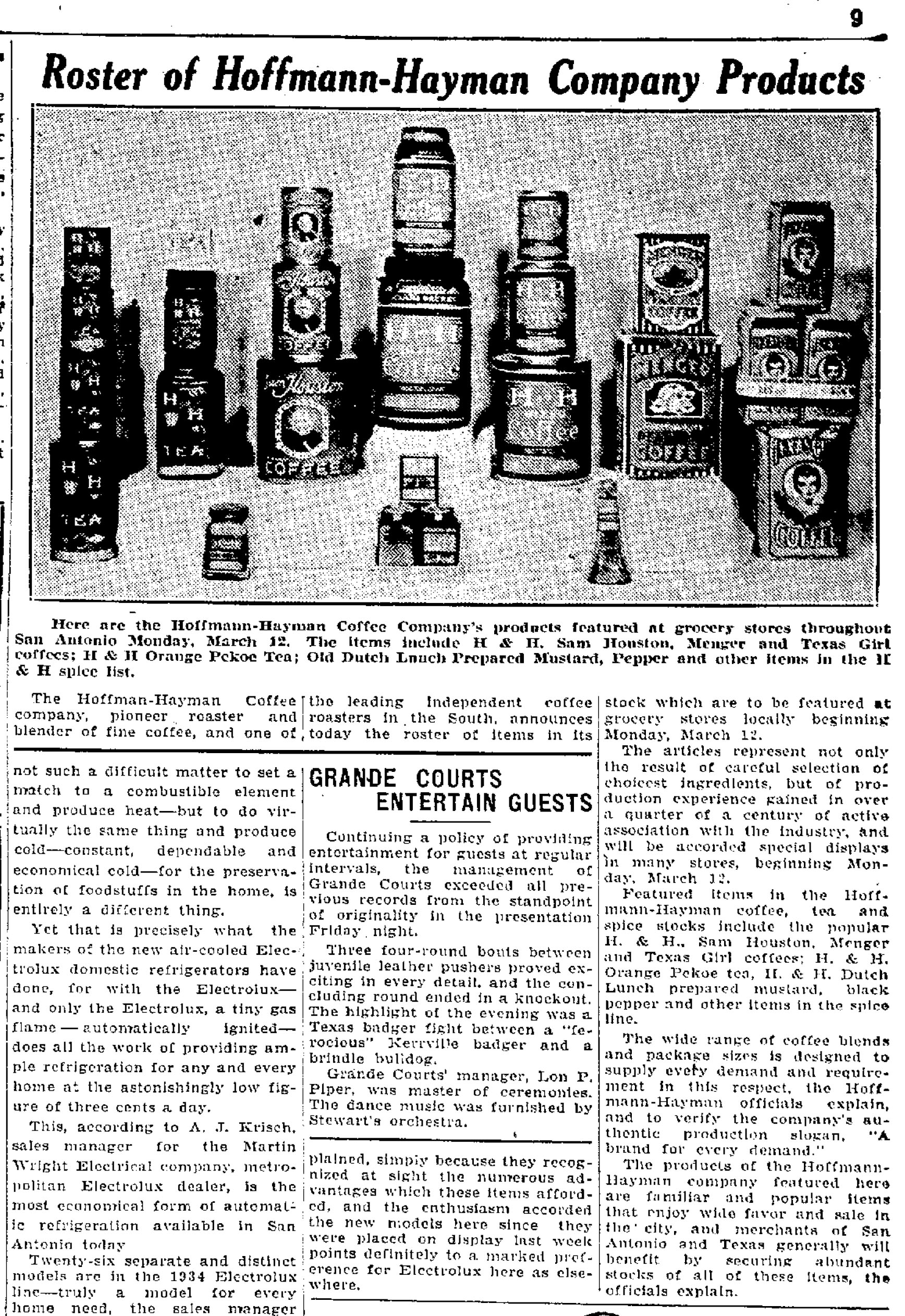 Express — 12 Mar 1934, p. 9 San Antonio Express on Mon Mar 12, 1934
