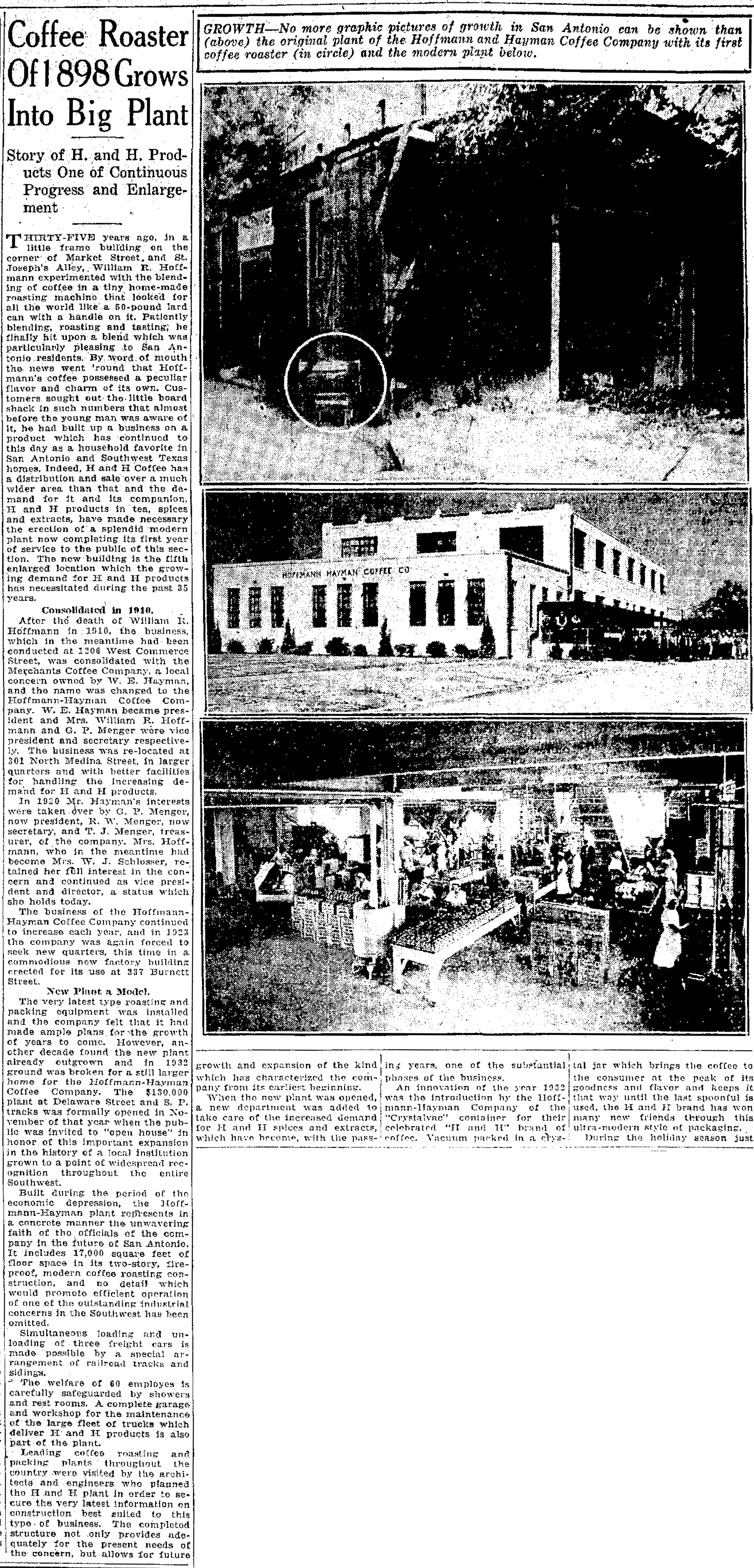 San Antonio Express on Dec 31, 1933